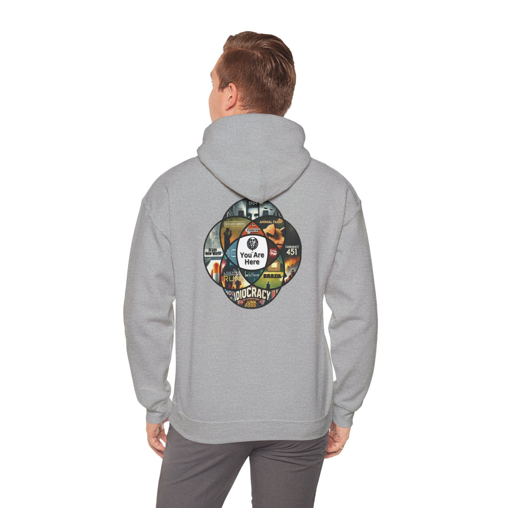 YOU ARE HERE Heavy Blend Hoodie