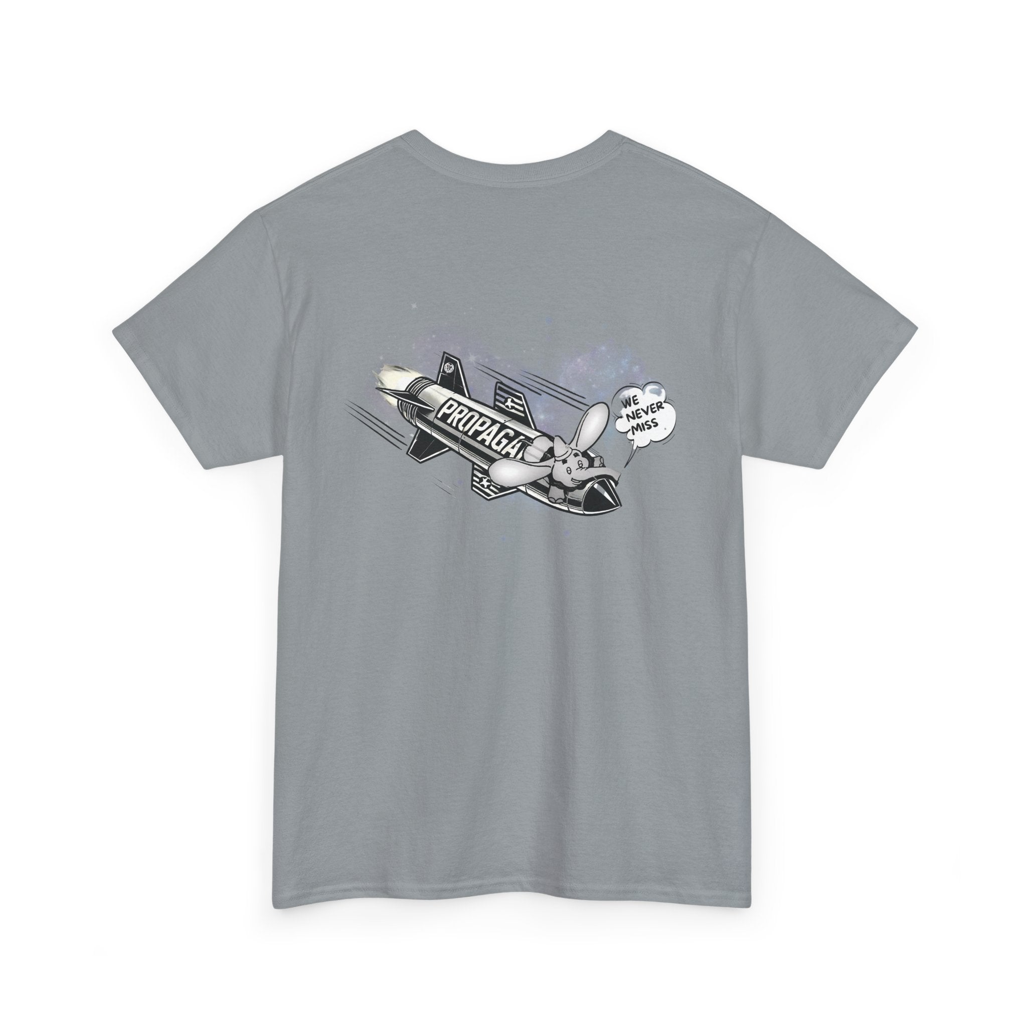 Propaganda missile BACK PRINT T-SHIRT