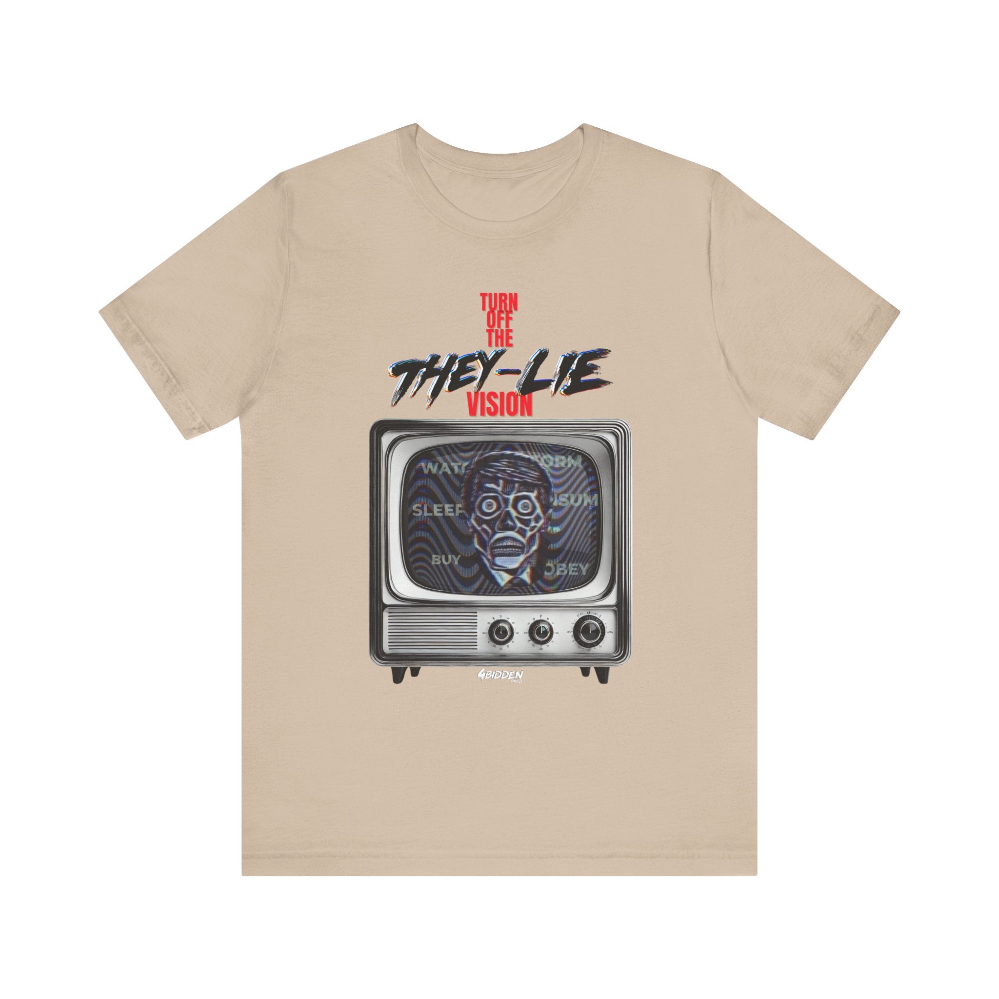 TURN OFF THE THEY-LIE-VISION JERSEY T-Shirt