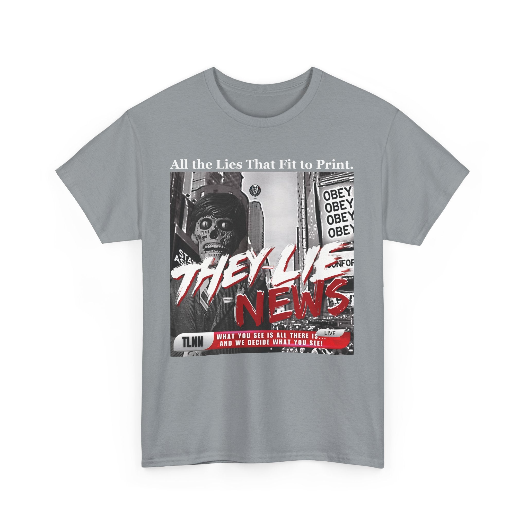 They Lie News Network 2.0 Heavy Cotton T-Shirt