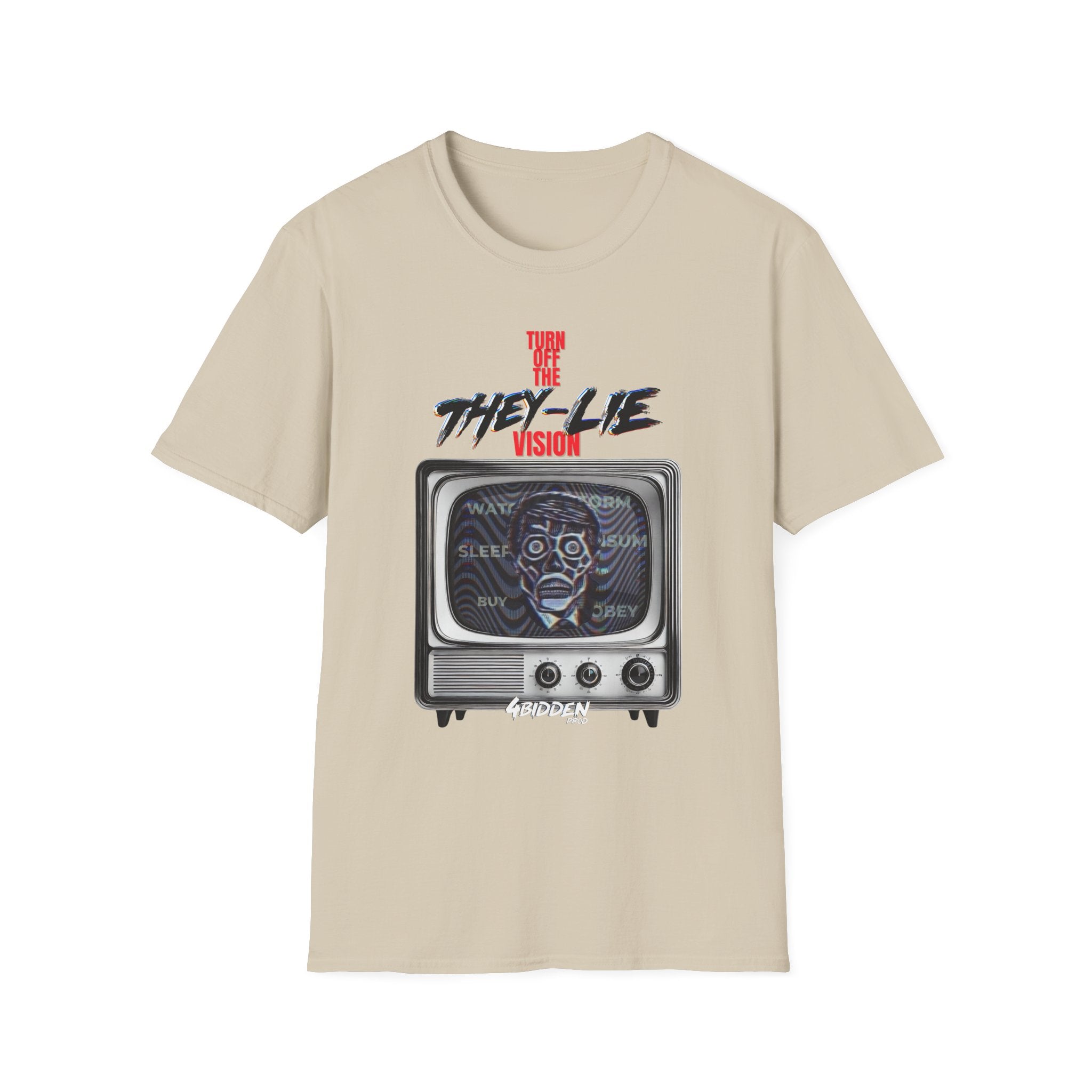 TURN OFF THE THEY-LIE-VISION WOMAN's T-Shirt