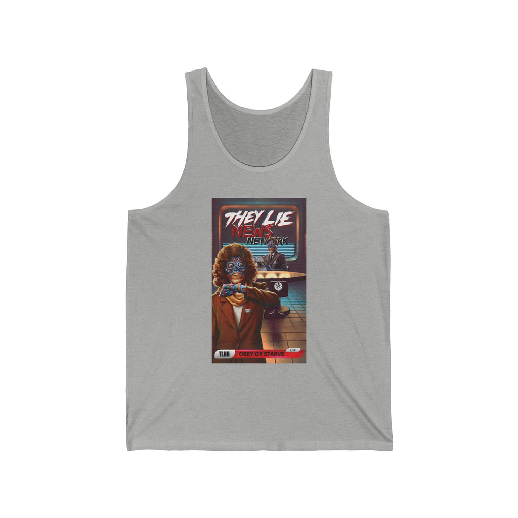 They Lie News Network Unisex Jersey Tank