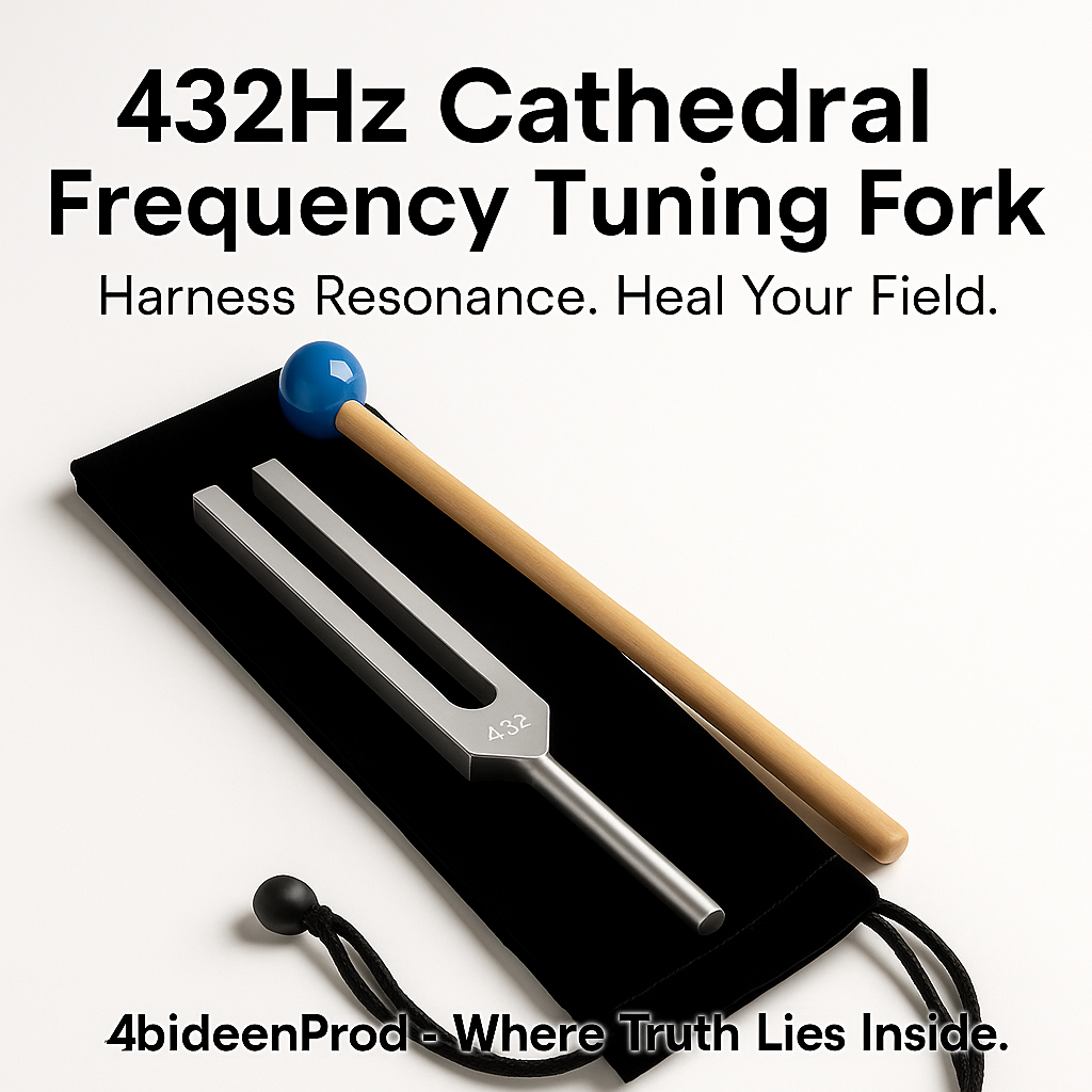 432Hz Cathedral Frequency Tuning Fork – Personal Resonator for Biofield Healing & Chakra Alignment