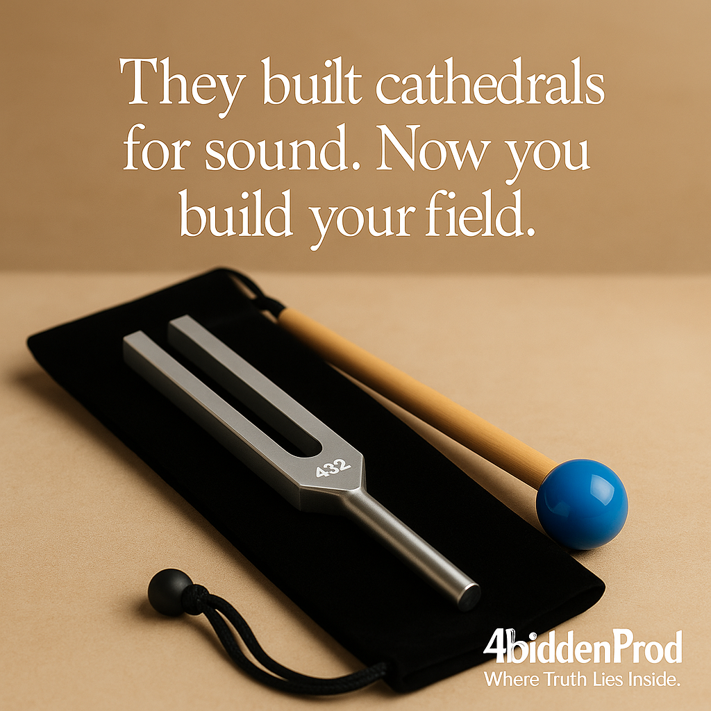 432Hz Cathedral Frequency Tuning Fork – Personal Resonator for Biofield Healing & Chakra Alignment