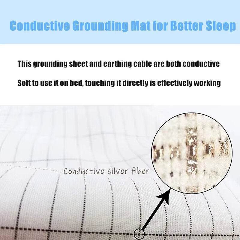 Grounding Therapy Sheet – Sleep-Enhancing Earthing Solution for EMF Detox & Cellular Balance