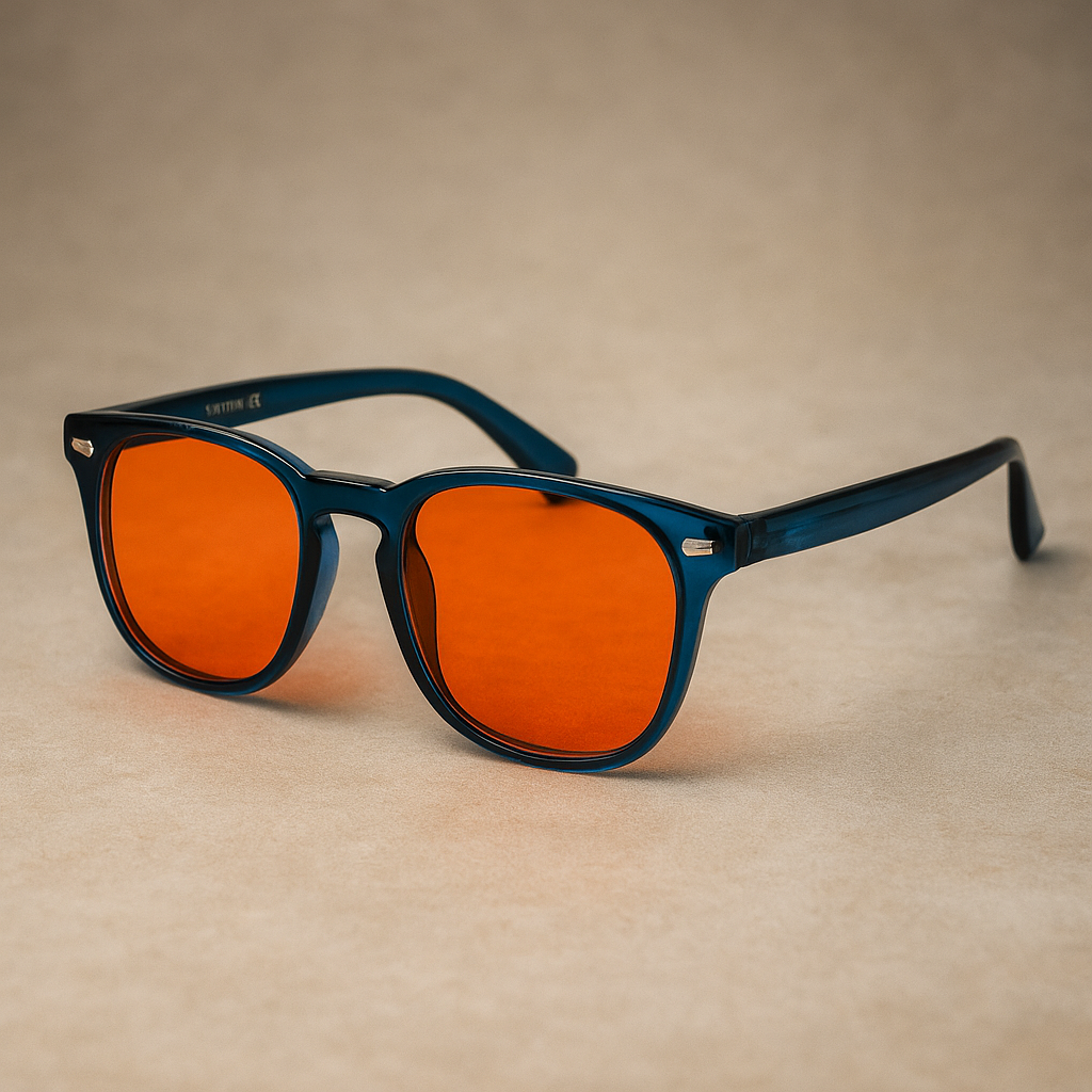 Blue Light Blocking Glasses – Red, Yellow & Orange Lens Options for Sleep, Focus & Night Driving | 100% Blue Light Shield