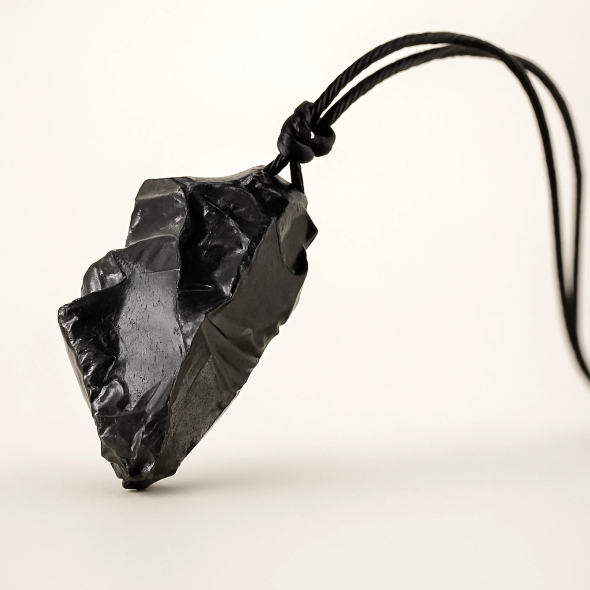 Elite Shungite Raw Pendant (Karelian Heritage)