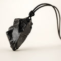 Elite Shungite Raw Pendant (Karelian Heritage)