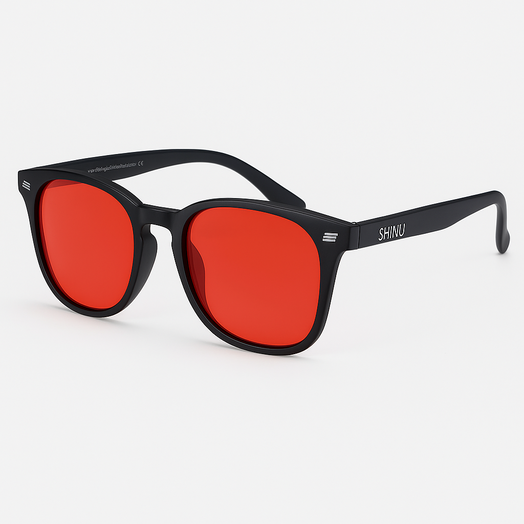 Blue Light Blocking Glasses – Red, Yellow & Orange Lens Options for Sleep, Focus & Night Driving | 100% Blue Light Shield