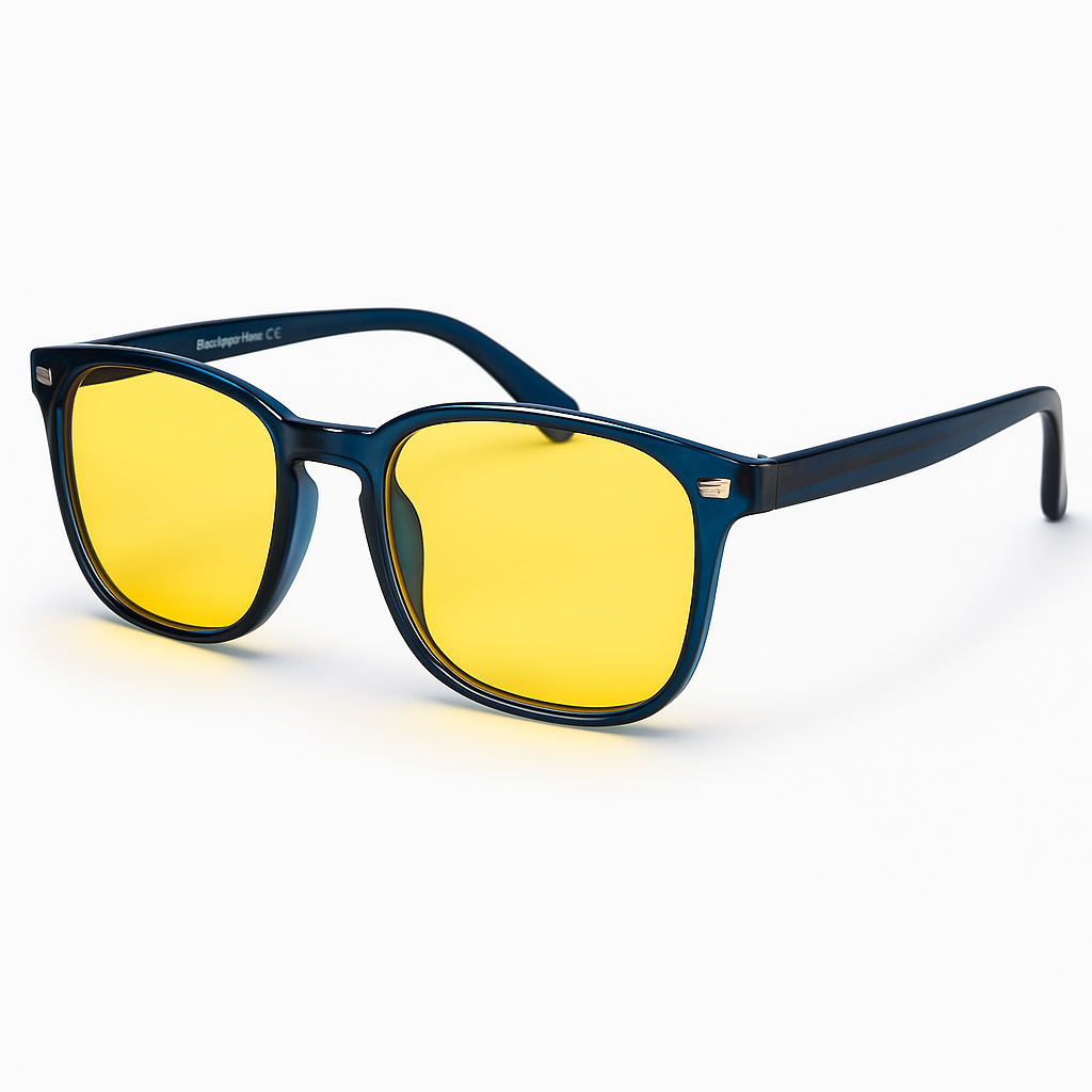 Blue Light Blocking Glasses – Red, Yellow & Orange Lens Options for Sleep, Focus & Night Driving | 100% Blue Light Shield
